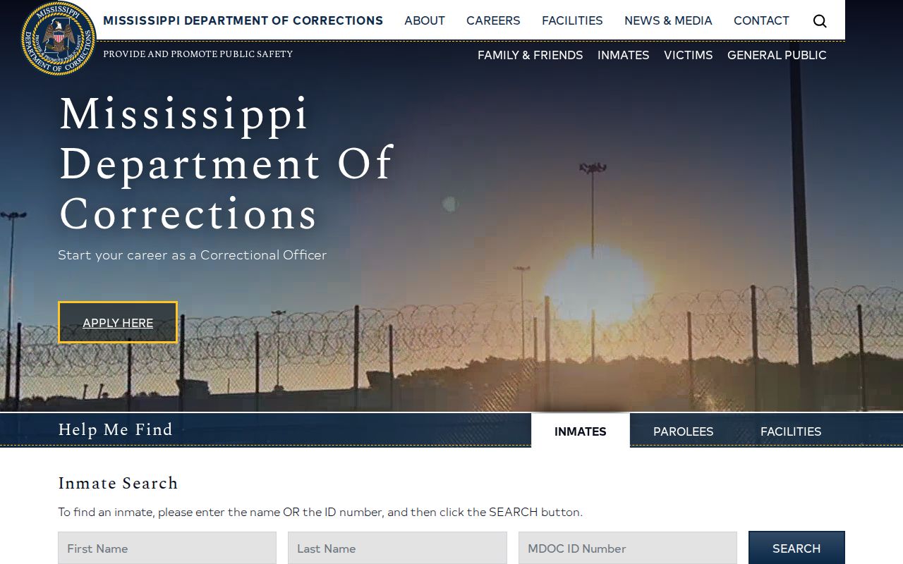 MDOC inmate and parolee searches for Coahoma County releases